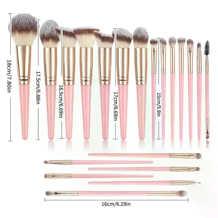 Pinceaux de maquillage de haute qualité 18/20/30 pièces pour débutants