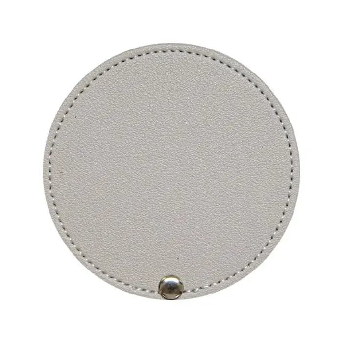 Nouveau miroir de maquillage en cuir PU
