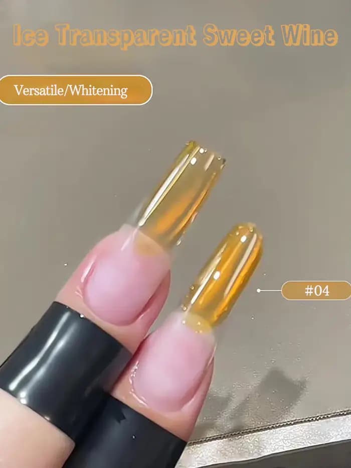 1-12 pièces ZH Printemps/Été Perles de gel pour vernis à ongles effet œil de chat, transparentes eff
