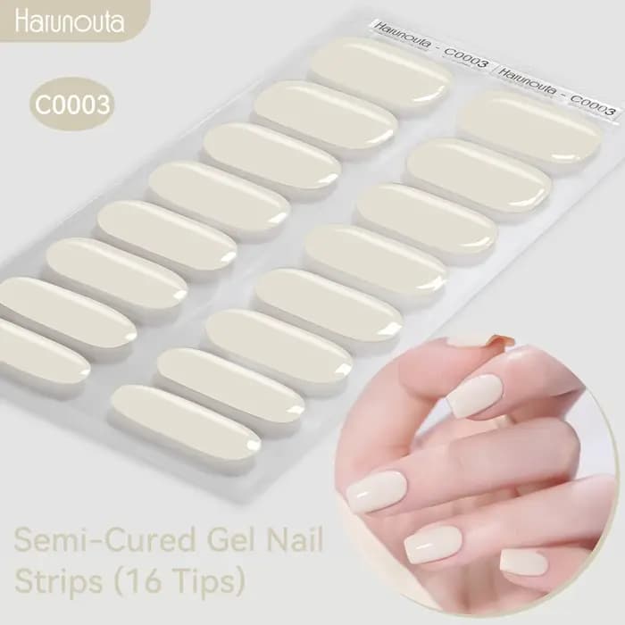 Enveloppes pour ongles semi-durcies