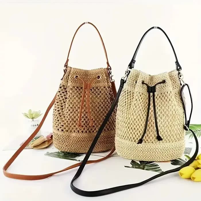 Ensemble d'accessoires de sac au crochet DIY 3 pièces - Bandoulière réglable