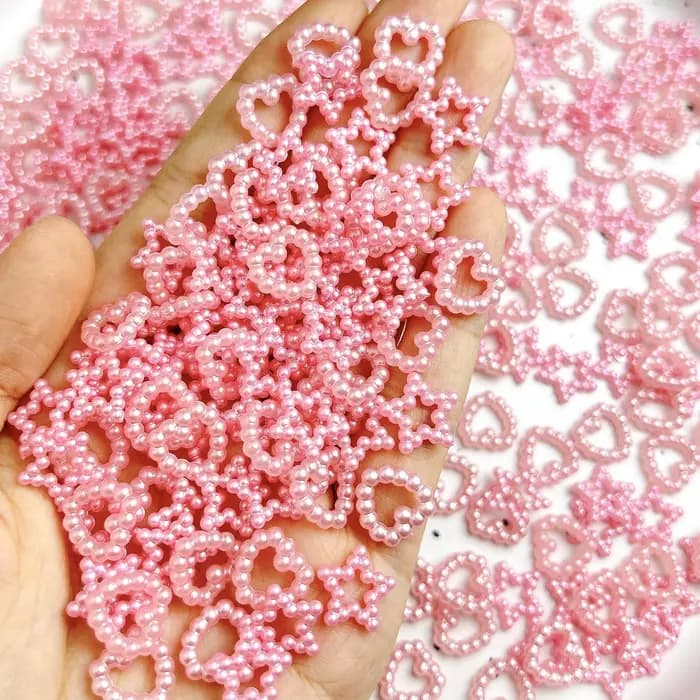 Breloques à ongles en résine hybride