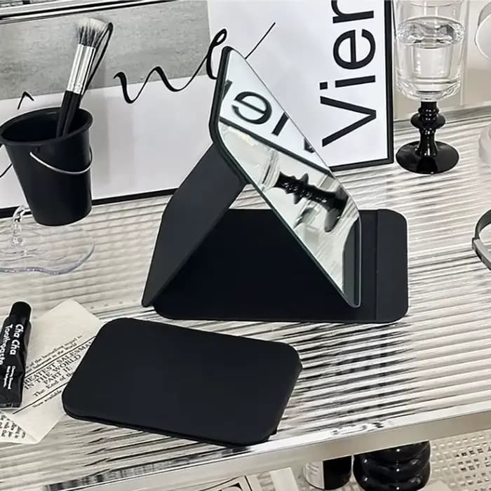 Miroir de maquillage portable de bureau