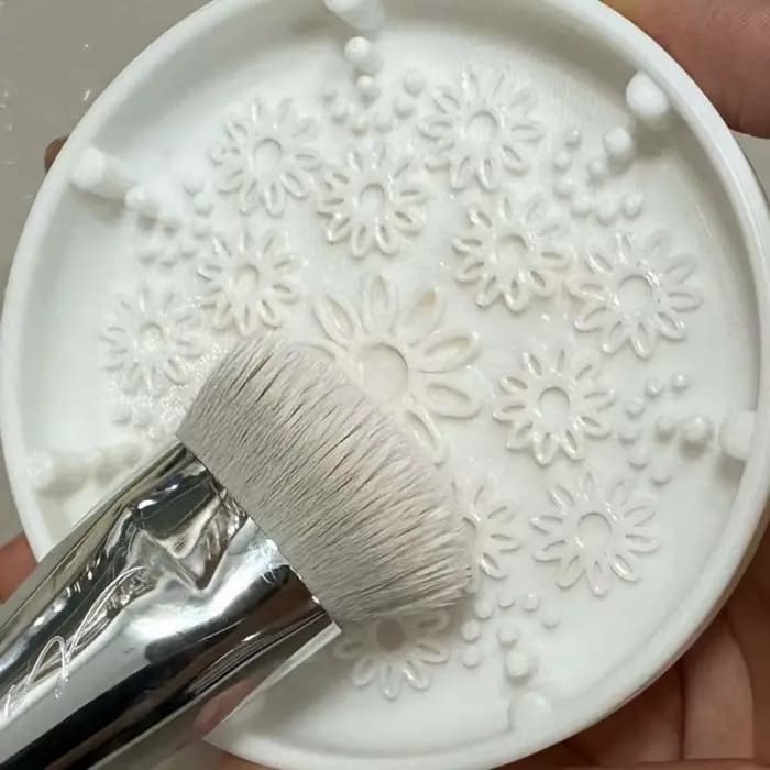 Tapis de nettoyage pour pinceaux de maquillage