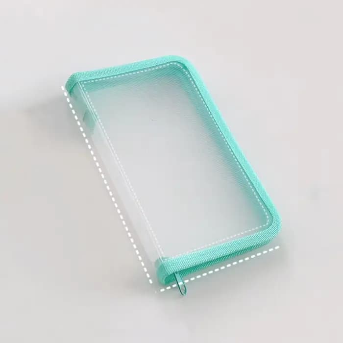 Pochette transparente multifonctionnelle avec fermeture éclair, pochette transparente pour dossiers