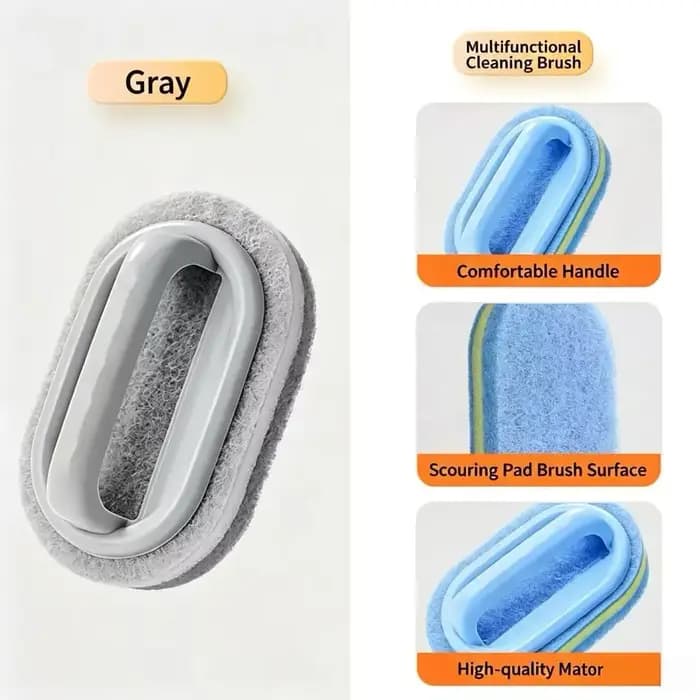 Brosse de nettoyage en éponge avec manche