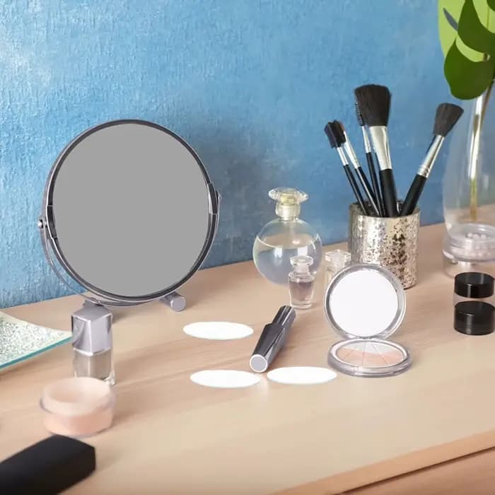 20 lentilles de miroir ovales pour miroir de maquillage DIY