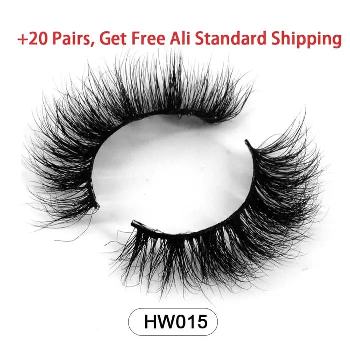 Livraison directe en gros naturel vaporeux 3d vison faux cils maquillage vison faux cils avec bande
