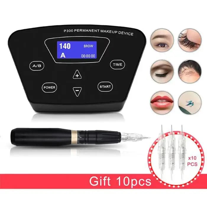 Biomaser Machine à tatouer professionnelle stylo rotatif pour maquillage Permanent sourcil lèvre Microblading Kit