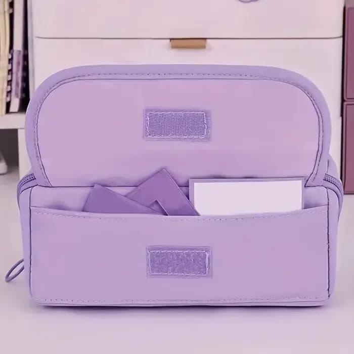 Trousse à crayons grande capacité - Organiseur de bureau multi-compartiments pour fournitures scolaires