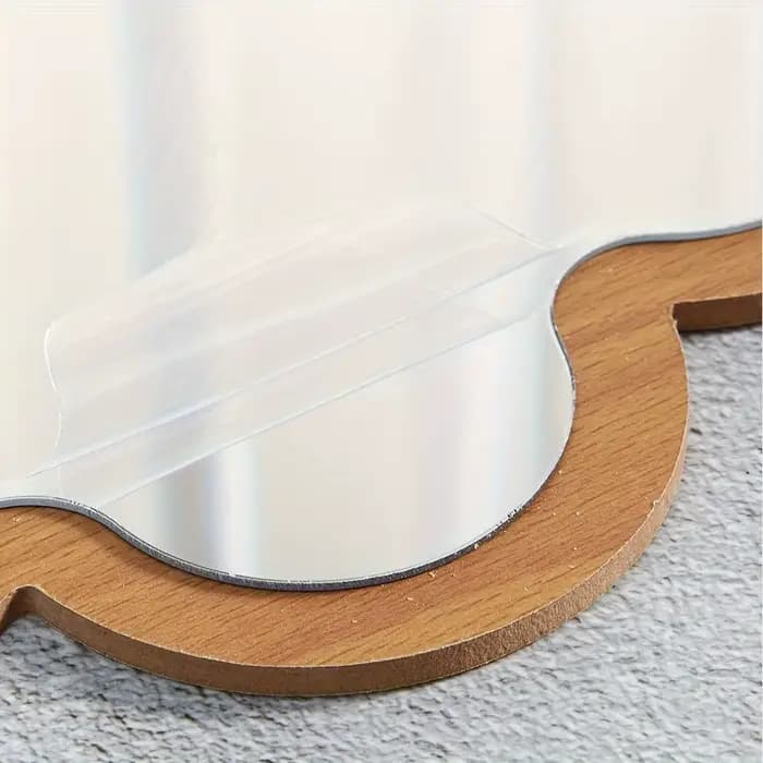 Miroir mural créatif en bois acrylique Double couche