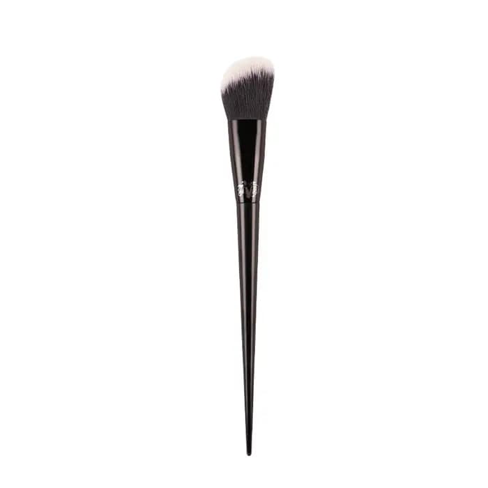 Kat Von D-pinceau de maquillage 02 pinceau de Contour cheveux en fibres douces élégant manche noir pinceaux de maquillage de marque pour femme