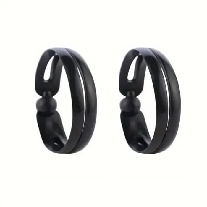 4 pièces magique torsion beignet chignon pince bricolage queue de cheval outils de coiffure noir champignon tête bobine
