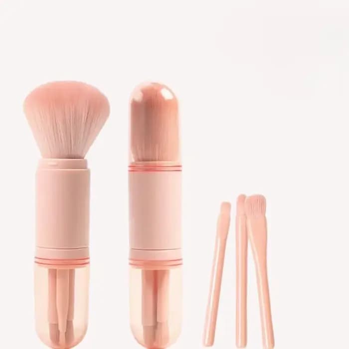 Ensemble de pinceaux de maquillage rétractables 4 en 1
