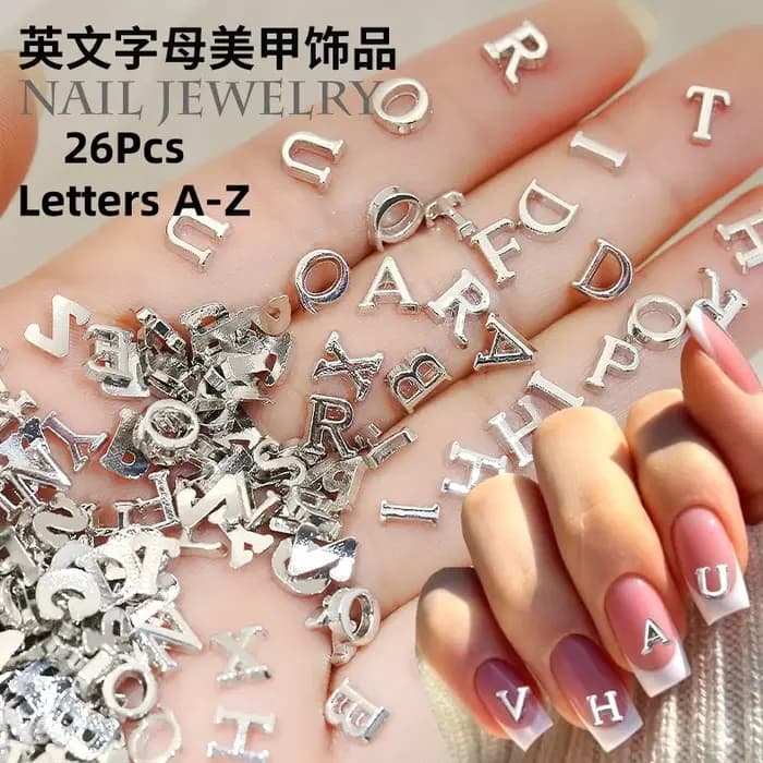 Breloques pour ongles en alliage papillon 3D