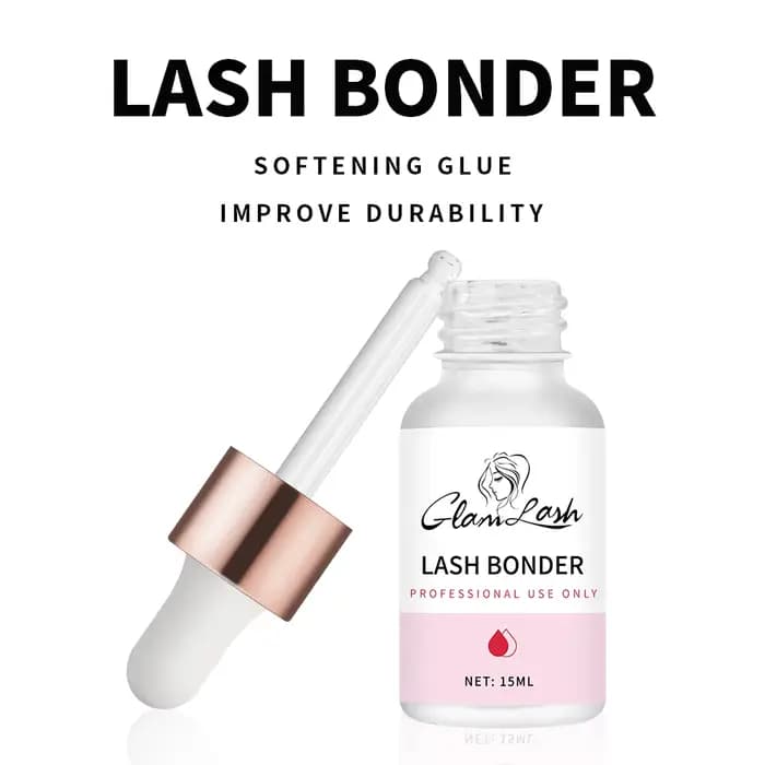 GLAMLASH 10 ml/15 ml Super Bonder agent de fixation pour Extensions de cils apprêt