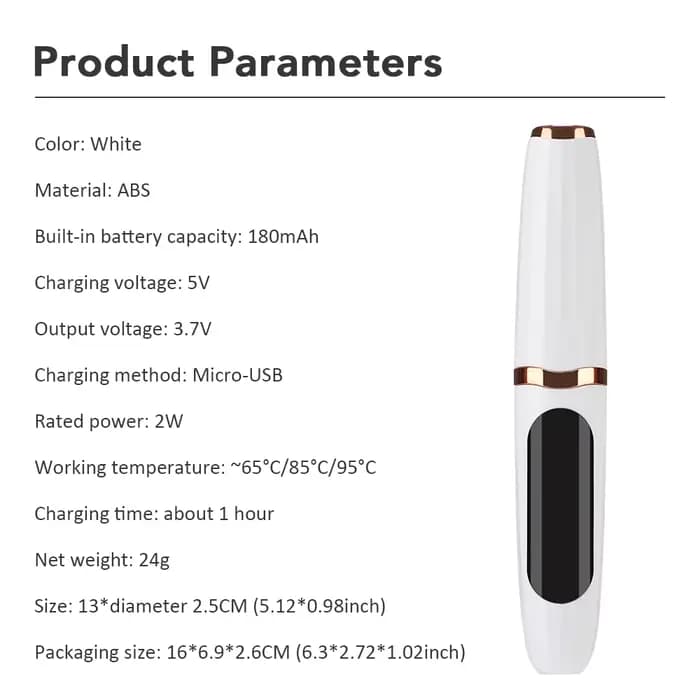 Recourbe-cils électrique, USB, électronique, naturel, fournitures de beauté