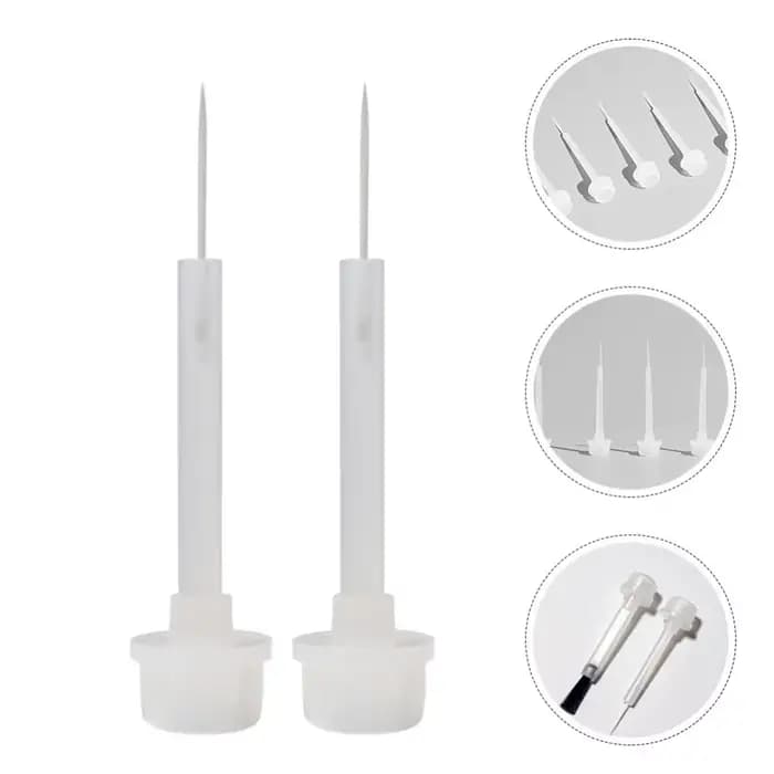 Brosse de remplacement pour vernis à ongles, 20 pièces, détails de dessin, brosse pour Gel liquide,