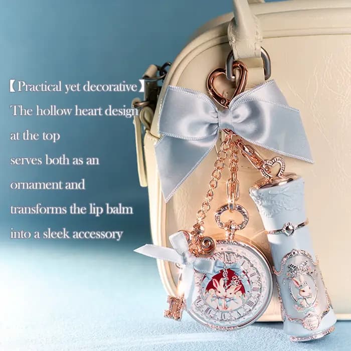 Flower Knows Bunny Garden Lip Cream and Lip Balm Adorable Vintage Pocket Watch Compact Nourishing Oi