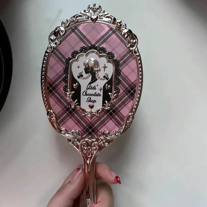 Flower Knows Miroir de poche Midsummer Night Little Angel Bunny Garden Mirror Strawberry Cupid