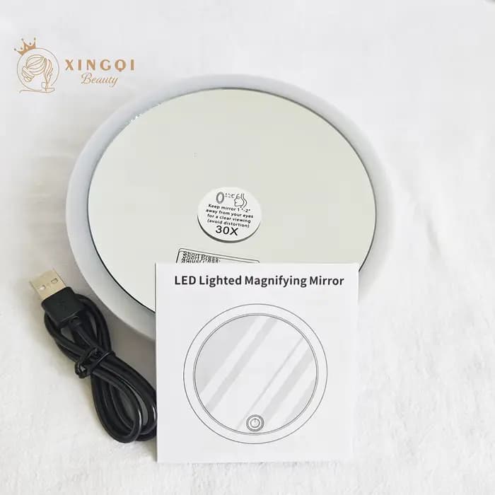 Miroir lumineux LED 6 pouces