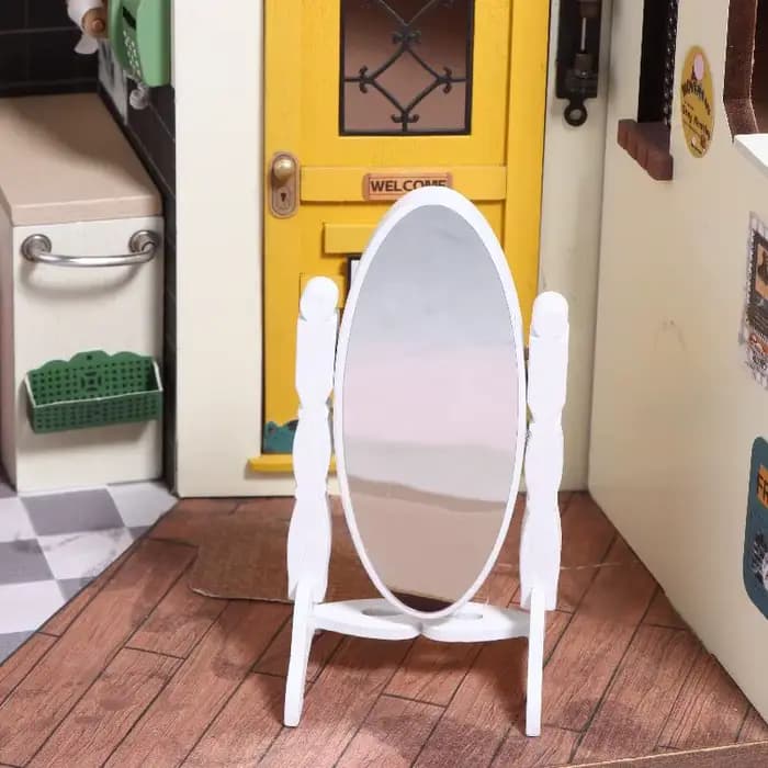 Mini miroir de Simulation pour maison de poupée 1:12