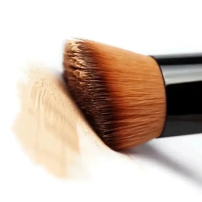 Pinceaux de maquillage multifonctionnels à dessus plat