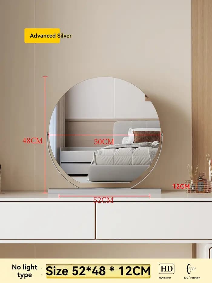 Miroir de beauté demi-cercle de haute qualité