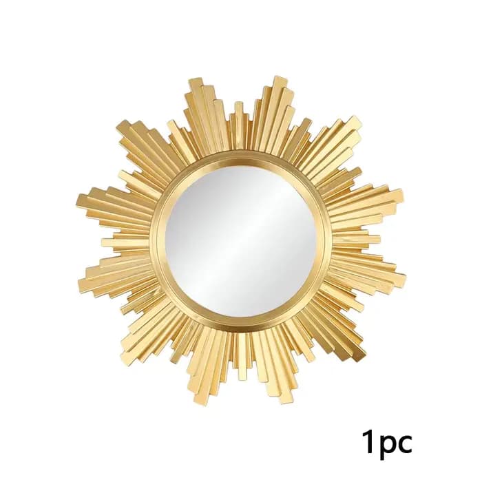 Miroir décoratif moderne à cadre doré