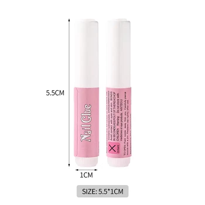 Colle à ongles Super forte pour ongles en acrylique, 100 pièces, à pression, adhésif professionnel p