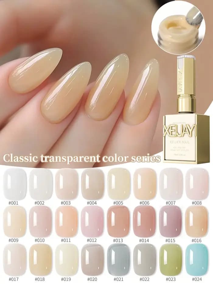 24 couleurs 15ML glaçage couleur Gel vernis à ongles Semi Permanent Nail Art trempage UV LED Salon d