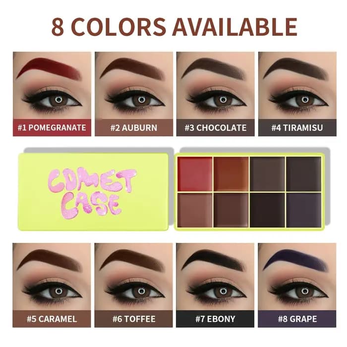 Étui courbe crème pour sourcils