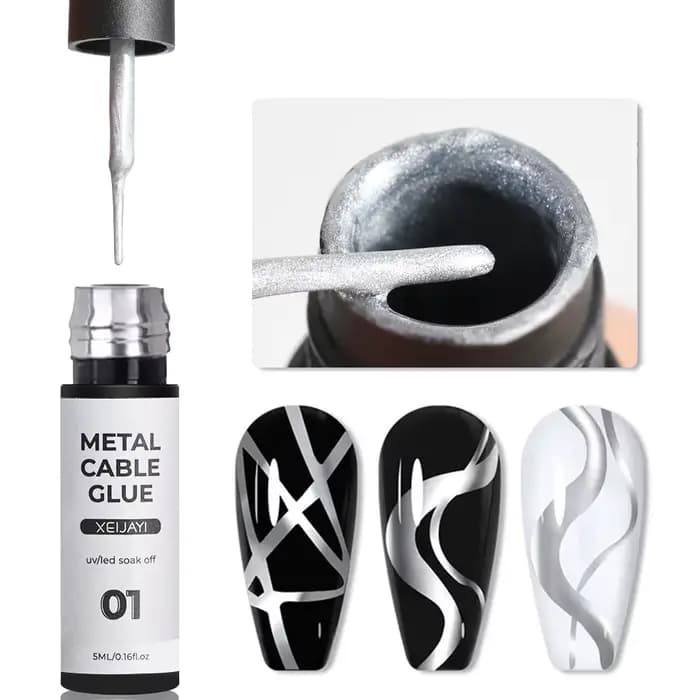 Vernis à ongles en Gel pour peinture métallique dorée, effet miroir métallique 3D, peinture pour des