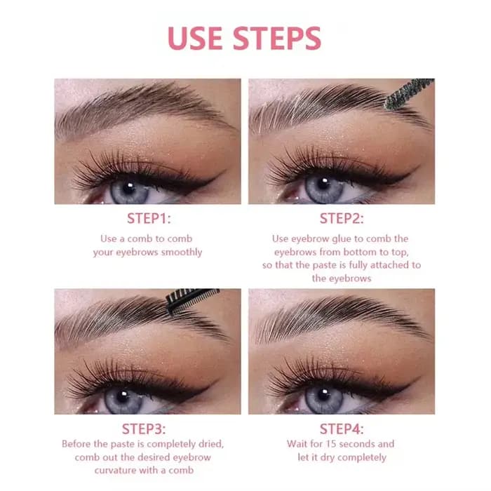 Colle à sourcils 3D imperméable
