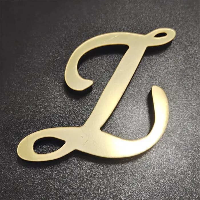 Grande taille 20 cm or 3D acrylique miroir Surface lettres anglaises Stickers muraux décor à la maison