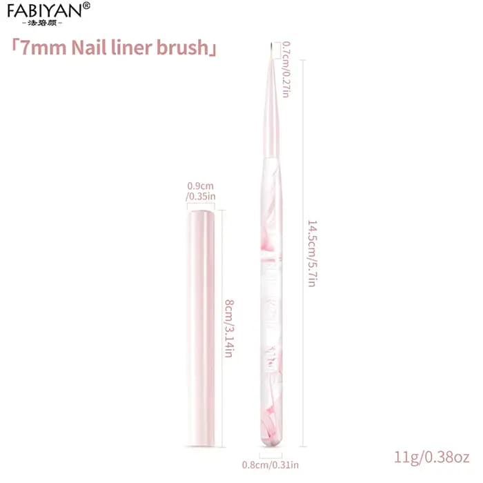 Pinceaux liner pour manucure et nail art, brosses pour lignes allongées, pour dessiner et peindre, p