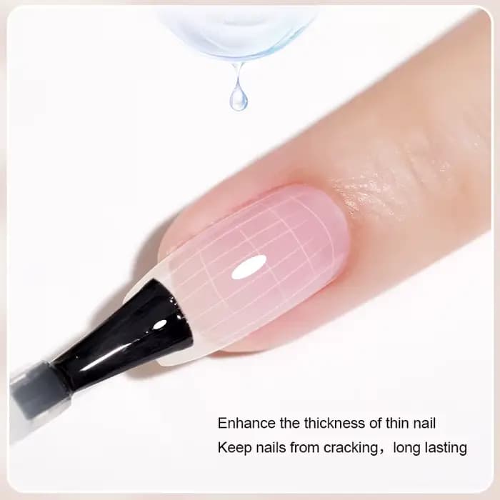 AS 15ml Base et couche de finition pour vernis Gel vernis Semi-permanent couche de finition en caout