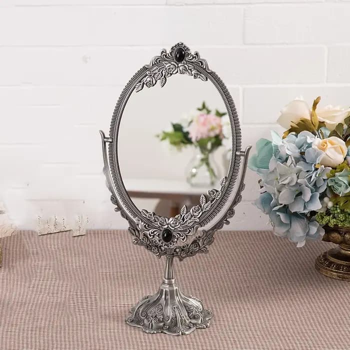 Miroir mural ovale De Style européen pour femmes