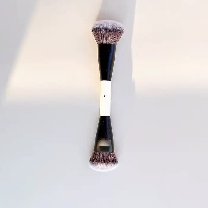 F4 pinceau de maquillage à double extrémité pour fond de teint poudre pour le visage Blush Contour-outil cosmétique