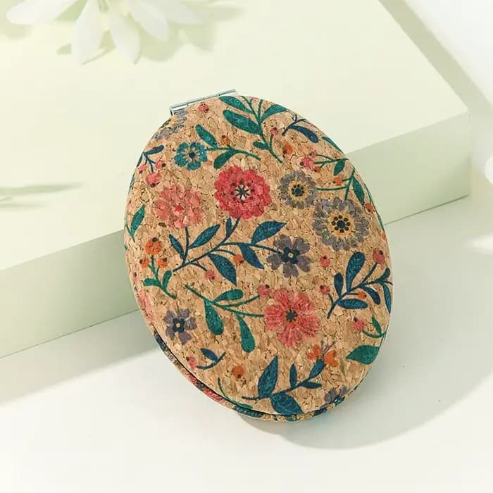 Petit miroir pliant Vintage, rond de maquillage, grossissant, Portable, accessoires de décoration pour la maison