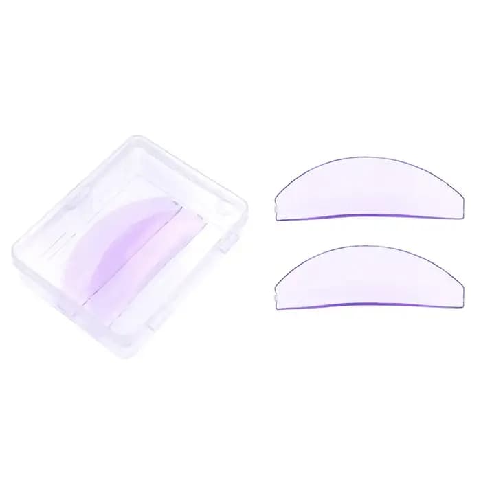 Coussinets de permanente de cils réutilisables en Silicone