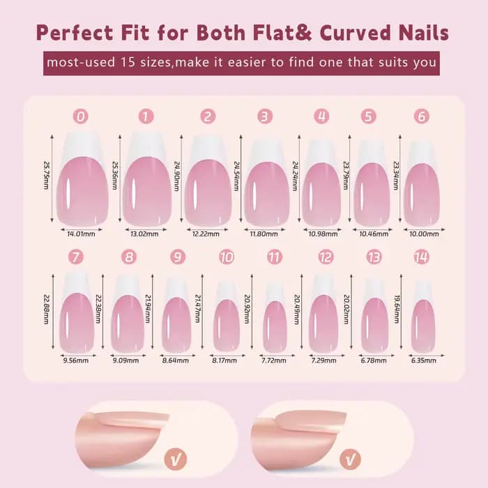 150 pièces faux ongles blanc nu besoin de colle adhésive paillettes presse sur ongles femmes portabl