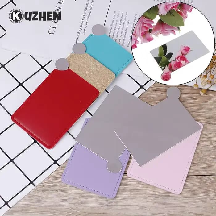 Miroir de maquillage incassable en acier inoxydable