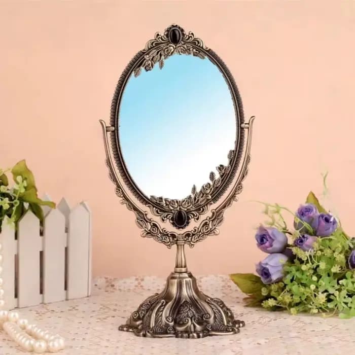 Miroir décoratif européen en Bronze