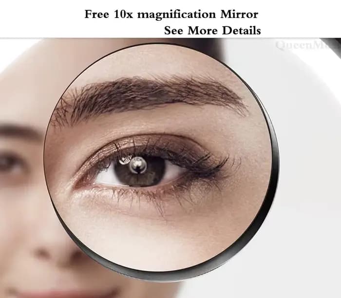 Miroir de maquillage Miroir grossissant 10X