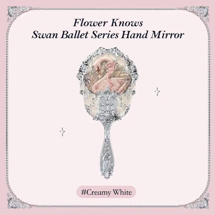 Miroir à main Flower Knows Swan Ballet Series