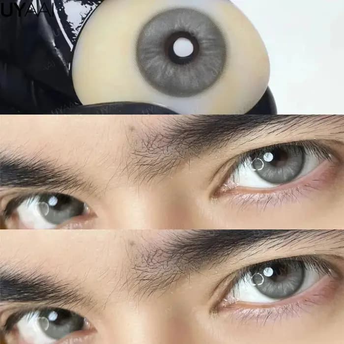 UYAAI 1 Paire de Lentilles de Couleur Bleues