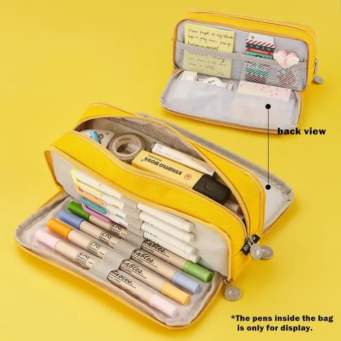 Grande Trousse à Crayons Créative Kawaii pour Garçon et Fille