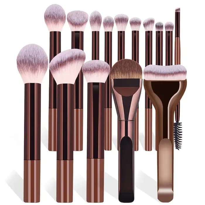 Ensemble de 15 pinceaux de maquillage