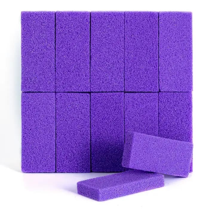 20 éponges ponce violettes professionnelles pour pédicure, éliminateur de callosités et exfoliant po